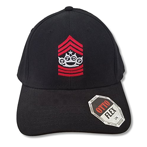 Five Finger Death Punch Got Your Six Chevron Black Baseball Hat Cap (S/M)