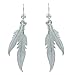 LES POULETTES JEWELS - Sterling Silver Earrings Two Feathers
