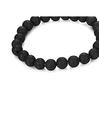 Funrun Jewelry 6 pulseras de cuentas para hombres y mujeres con piedra natural Mala