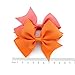 20pcs/lot Mutilcolor 4 inch Grosgrain Ribbon Hair Bows Girl Boutique Bow Baby Childs Handmade Diy Hairbows with Clip Kids Hair Accessories