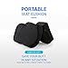 Coccyx Seat Cushion - for Chair Car Office Commute Airplane Truck Wheelchair, Tailbone, Coccyx & Chronic Back Pain, Sciatica Pain Relief, Sciatica, Ergonomic Comfort w/High Resiliency Memory Foam