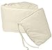 Babydoll Bedding Tailored Cradle Bumper, Ecru, 15