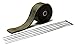 Yaetek Lava Rock Titanium Exhuast Header Intake Thermo Pipe Wrap 33 Feet 2 Inches Wide with 5 Free Stainless Zip Ties