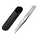 Splinter Tweezers. Surgical Quality Stainless Steel Tweezers With Micro-Fine Tip. Great For Removal of Ingrown Hairs, Stitches, Ticks. Comes With Faux Leather Case. Guaranteed For Life.