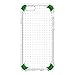 Ballistic, iPhone 6 Case / 6s Case [Jewel Spark] 6ft Drop Test Certified Case Protection [Clear / Green] Reinforced Bumper Cell Phone Case for Apple iPhone 6 / 6s - Clear / Green