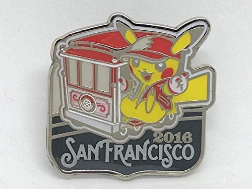 Amazon ポケモンカード 海外限定 ピンバッジ ピカチュウ サンフランシスコ 16 ピンズ 英語 北米 バッジ ホビー