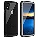 lanwow iPhone XR Waterproof Case, Waterproof iPhone XR Shockproof Full-Body Rugged Cover Case with Built-in Screen Protector Support Wireless Charging for iPhone XR 6.1 Inch (Black/Grey)
