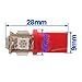 XT AUTO 10pcs Red T10 Wedge 5-SMD 5050 LED Light bulbs W5W 2825 158 192 168 194 for Car Boot Trunk Map Light Number Plate License Light