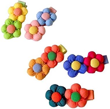 Oujyo ヘアクリップ子供 ヘアピンベビー可愛いお花リボン ヘアアクセサリーキッズおしゃれ 五つセット ヘアアクセサリー幼稚園 プレゼント女の子 ついに入荷 お祝いギフト ヘアアクセサリー入学式
