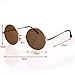 M-Egal Classic Goggles Steampunk Sunglasses Men Retro Round Glasses Black Eyes Wear