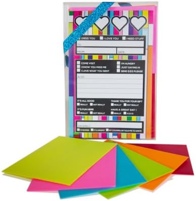 Heart Notepad Camp Stationery Set