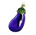 Old World Christmas Eggplant Glass Blown Ornament