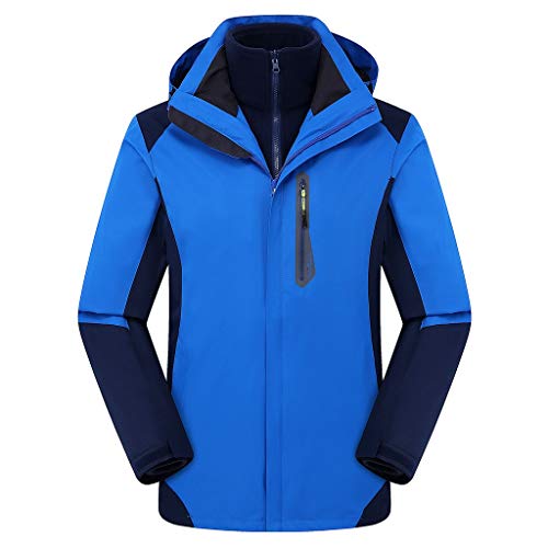 NIUQI Men Winter Hooded Softshell Windproof and Waterproof Soft Coat Shell Jacket - Thumbnail 4