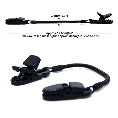 SAMSFX 3pcs Black Cap Retainer Hat Clip for Fishing ...