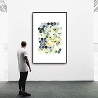 Framed Canvas Wall Art Beautiful Leaves Canvas Prints Home Artwork Decoration for Living Room,Bedroom - 16x24 inches