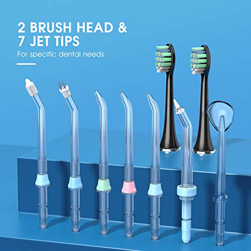 Water Flosser and Toothbrush Combo, ATMOKO 600ml Oral Irrigator