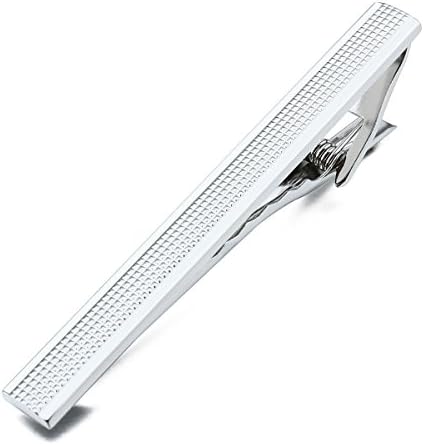 Hawsonシルバーネクタイ ピン 低廉 ブランド フォーマル進学祝い レーザー面ネクタイ 人気ビジネス