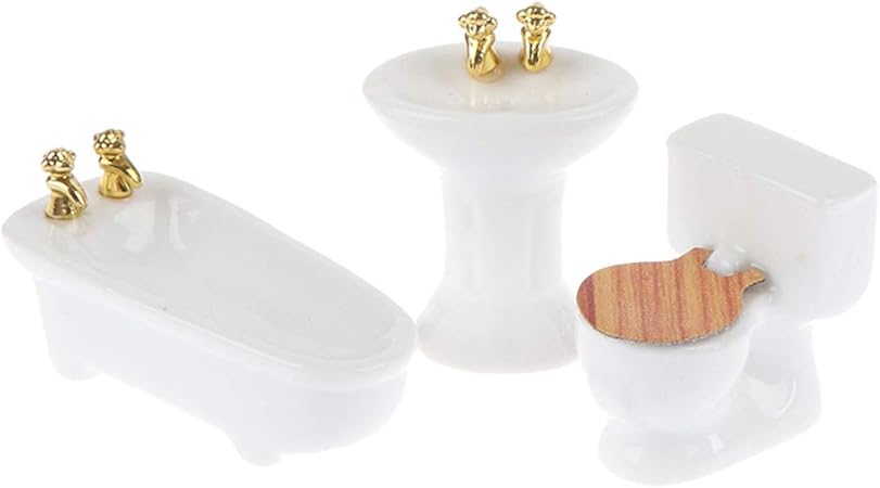 miniature bathroom set