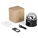 Albrillo LED Party Lights Bluetooth Sound Activated Disco Ball Strobe Light with USB, 9 Colors and 4 Modes, Black DJ Lights for Festival Bar Club Wedding