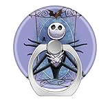 Smart Phone Stand Ring Holder Universal 360 Degree Rotating Finger Grip Kickstand for All Cell Phones Tablets-Jack Skellington Spider Web