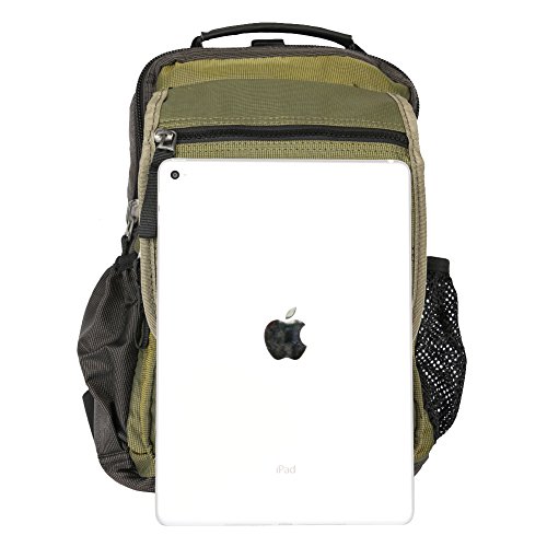 Vanlison Sling Bag Backpack Cross Body Messenger Bag Shoulder Backpack Travel Rucksack Army Green