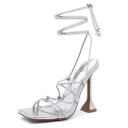 Shoe Land SL-Melody Women's Lace-Up Heels, Dressy