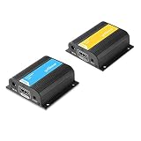 gofanco 426ft HDMI Extender 1080p Over a Single CAT5e/CAT6/CAT7 Ethernet Cable with Remote IR Control - up to 426ft (130m) Long Range at 1080p (1080i not Supported) (HDExt130)