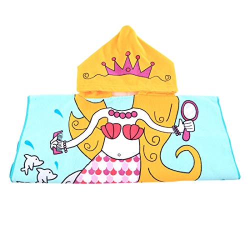 6 Cartoon+Printing+Towels+Absorbent+Mermaid