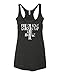 Panoware Women's Funny Workout Tank Top | Put On Some Gangsta Rap and Handle It, Vintage Black, Medium
