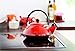 Le Creuset Enamel On Steel Zen Tea Kettle, 1.6 qt., Flame