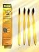 tekie 4 Environmental Bamboo Toothbrushes 100% Natural Organic Biodegradable and Vegan cost-effective Soft Free Nylon Bristles Fibre Wooden Handle