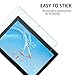 [2-Pack] Pulen for Lenovo Smart Tab P10 10.1'' Screen Protector,HD Easy Installation Anti-Fingerprints Bubble free 9H Hardness Tempered Glass for Lenovo Tab P10 Tablet (10.1-Inch)