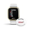 Garmin Venu Sq GPS Smartwatch with All-day Health Monitoring and Fitness Features, Built-in Sports Apps and More, White…