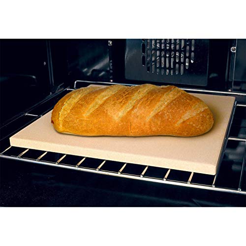 Unicook Pizza Stone 13 Inch, Square Baking Stone for Bread, Heavy Duty