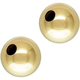 200pcs Adabele Real 1/20 14K Gold Filled Seamless 2mm (0.08 Inch) Tiny Small Round Loose Beads Spacer Non Tarnish for DIY Craft Jewelry Making JK2-A2