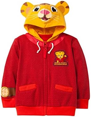 Daniel Tigers Neighborhood Toddler Boy Daniel Costume Hoodie Sweatshirt (3T)