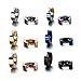 Pusheng Stainless Steel Small Hoop Earrings Set Clip On Earrings Set for Men Women Huggie Earrings Non-Piercing 6 Pairs
