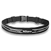 Mitavo Running Belt, Fitness Belt, Sport Fanny Pack met Reflectoren, Zwart voor Vrouwen