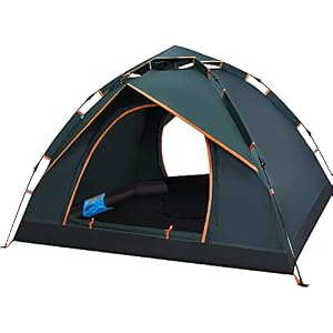 Haibei テント ワンタッチテント キャンプテント 数秒設営 uvカット加工 防風防水 通気性 2~3人用 キャンプ用品 アウトドア