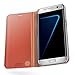 AICase Galaxy S7 Edge Case, Luxury Translucent View Window Sleep/Wake Up Function Cover Mirror Screen Flip Electroplate Plating Stand Full Body Protective Case for Samsung Galaxy S7 Edge (Rose Gold)