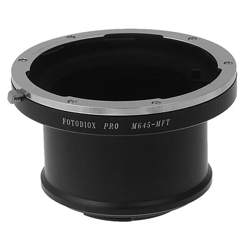 Fotodiox Pro Lens Mount Adapter Compatible with Mamiya 645 MF Lenses on MFT Cameras