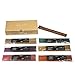 Hosley 240 Pack Assorted Highly Fragranced Incense Sticks Dragon's Blood, Earth, Full Moon, Sensual Therapy, Spiritual, Wildberry Ideal for Meditation Aromatherapy