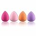4PCS Makeup Blender Foundation Puff, Bolayu Pro Beauty Flawless Multi Shape Sponges