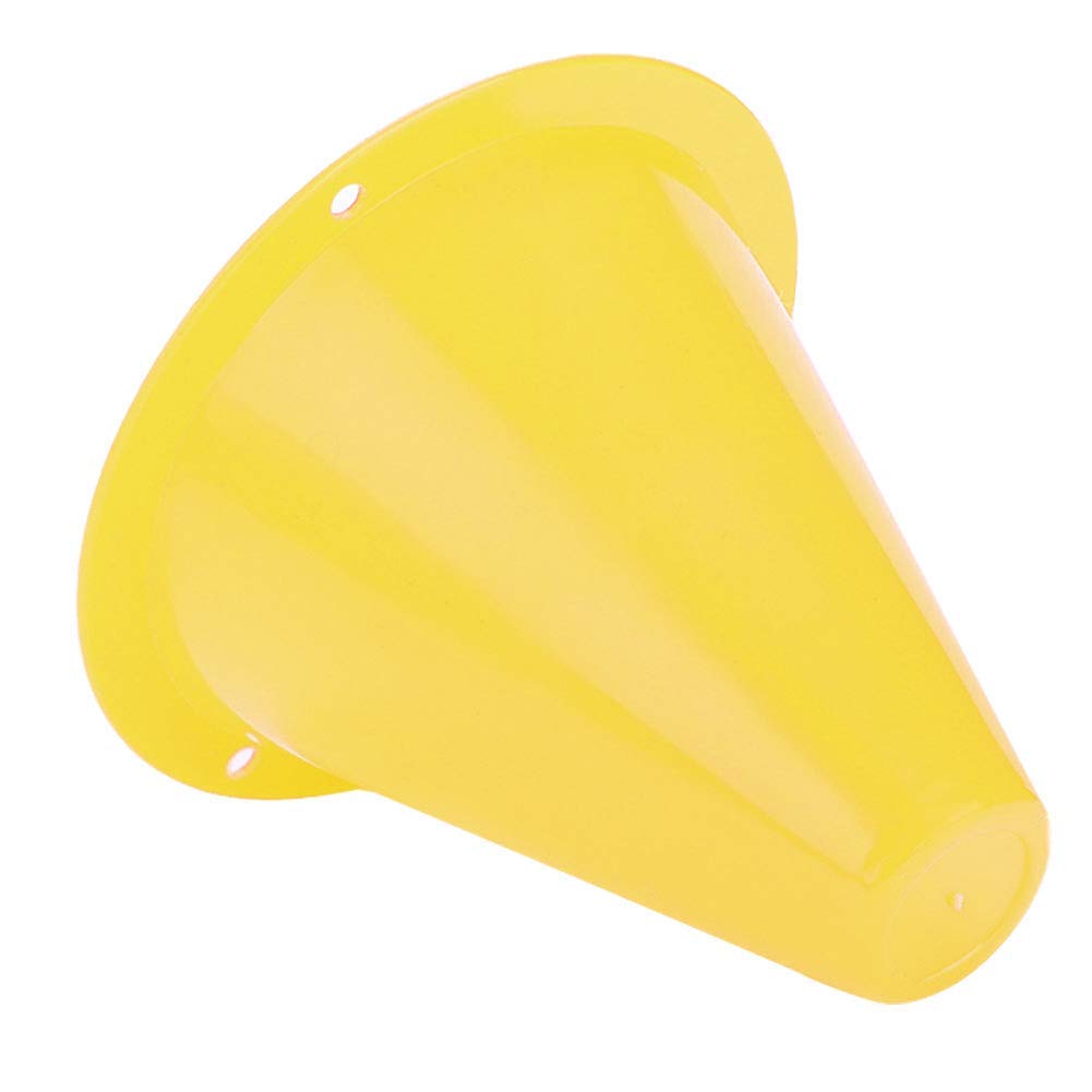 Alomejor Sports Cone Cones Space Marker Traffic Cone Set 10 Pack For Home GYM Football Training Soccor for Sports Speed Agility Training Practice(Yellow)