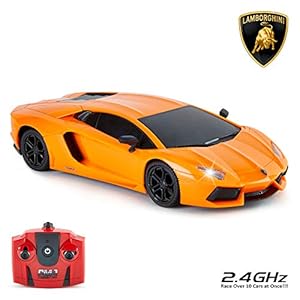 CMJ-RC-Cars-Lamborghini-Aventador-LP700-4-Officially-Licensed-Remote-Control-Car-124-Scale-Working-Lights-24Ghz-Orange CMJ RC Cars Lamborghini Aventador LP700-4 Officially Licensed Remote Control RC Car 1:24 Scale Working Lights 2.4Ghz…