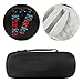 khanka Hard Travel Case Replacement for JBL Charge 4 / JBL Charge 5 Portable Waterproof Wireless Bluetooth Speaker (Black)
