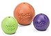 West Paw Rando Squeezy Dog Play Chew Ball Toy with Zogoflex Echo, Made in USA, Small, Eggplant