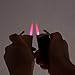 Ultra Metal Thin Butane Gas Cigarette Lighter Cigar Windproof Hot Pink Flame