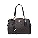 Coach F58290 Signature PVC Mini Christie Carryall Satchel Brown/Black