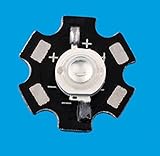 led world 3W 365nm UV LED Ultraviolet LED Chip Light High Power LED Bead with 20mm Base for DIY
